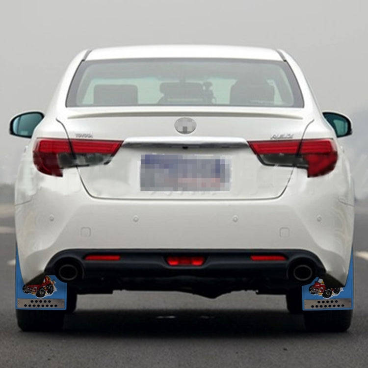 2 PCS WS-003 Premium Heavy Duty Molded Splash Mud Flaps Auto Front and Rear Guards, Small Size, R...