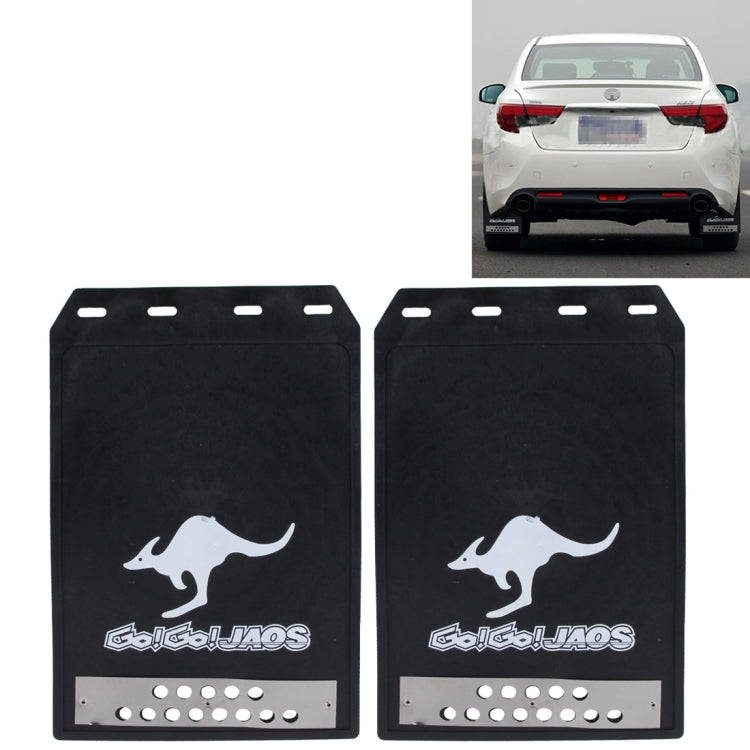 Premium Heavy Duty Molded Splash Front and Rear Mud Flaps Guards, Medium Size, Random Pattern Del...