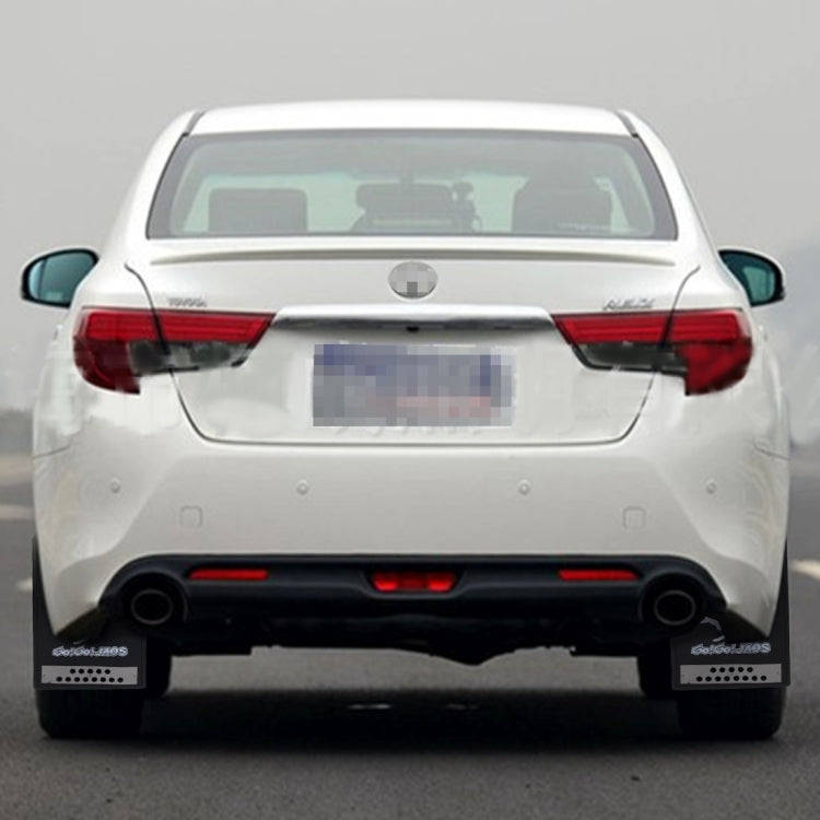 Premium Heavy Duty Molded Splash Front and Rear Mud Flaps Guards, Medium Size, Random Pattern Del...
