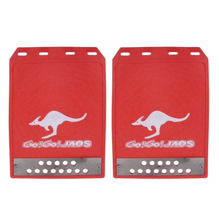 Premium Heavy Duty Molded Splash Front and Rear Mud Flaps Guards, Medium Size, Random Pattern Del...