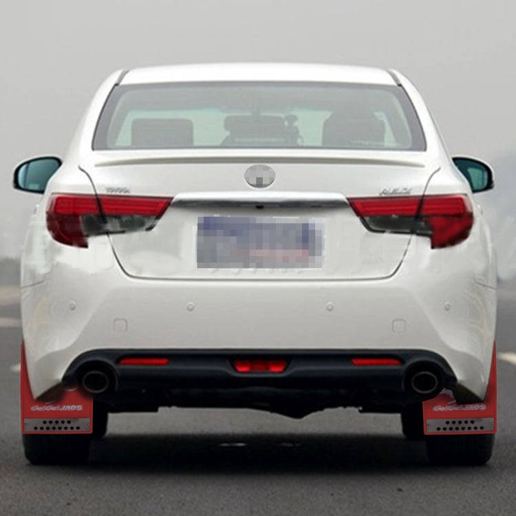 Premium Heavy Duty Molded Splash Front and Rear Mud Flaps Guards, Medium Size, Random Pattern Del...