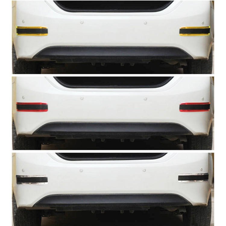 Universal Electroplate Carbon Fibre Car Door Threshold Decoration Strip Decorative Sticker, Size ...