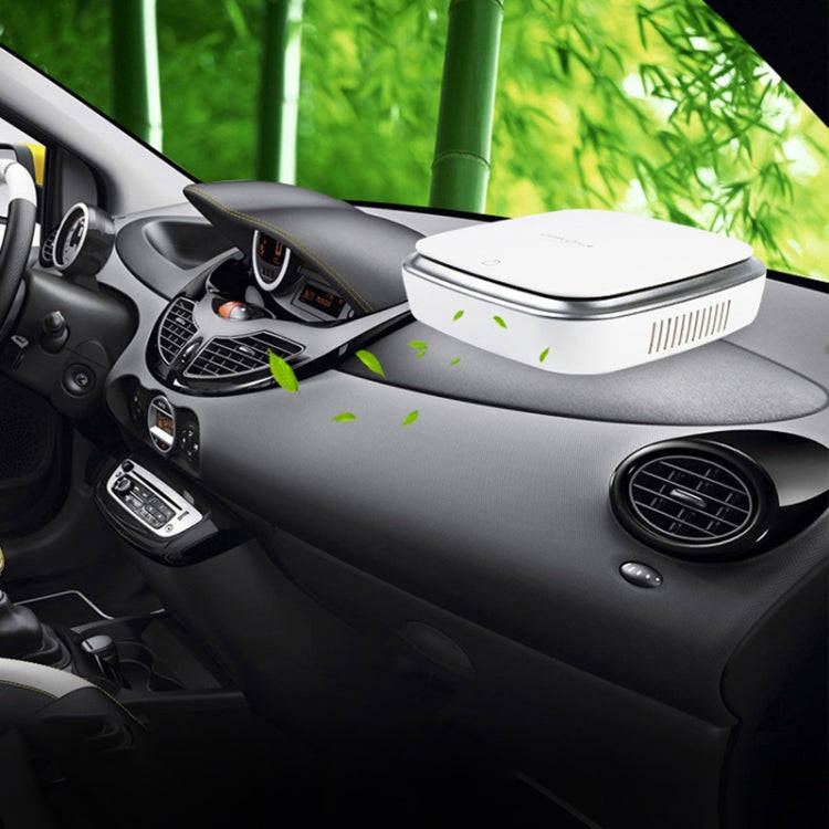 XJ-002 Car / Household Smart Touch Control Air Purifier Negative Ions Air Cleaner(Black)