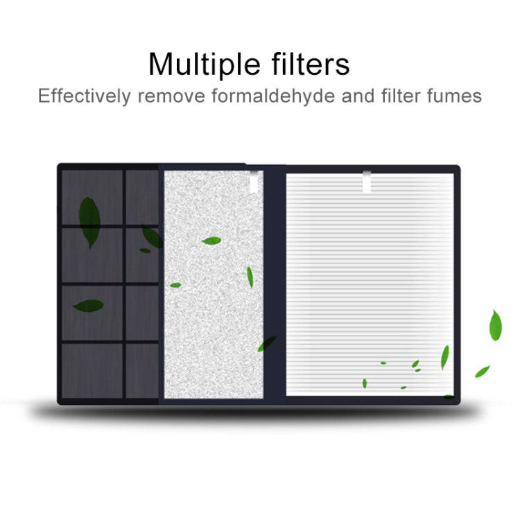 MC-CZ001 Car / Household Smart Touch Control Air Purifier Negative Ions Air Cleaner(White)