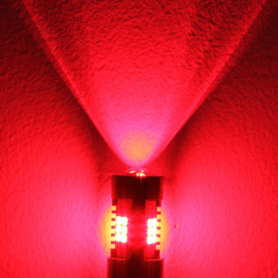 2 PCS 7443-T20-2835 10.5W 21 LEDs LED Car Brake Light DC 12~24V(Red Light)