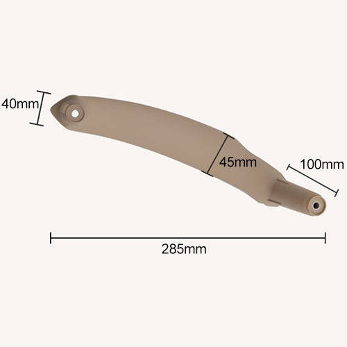 Car Interior Left Handle Inner Door Armrest Panel Pull 51416969401 for BMW X5 / X6, Left Drive(Bl...