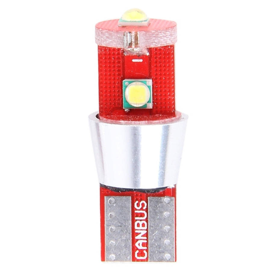 2 PCS T10 800 LM 6000K 10W 3 LED White Light Clearance Light.DC 12V.