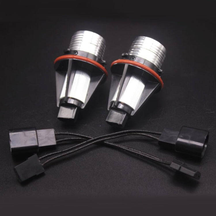 2 PCS DC 12-24V 6W 800LM 6000K LED Angel Eyes Light Bulb for BMW E39/E53/E60/E61/E63/E64/E65/E66/...