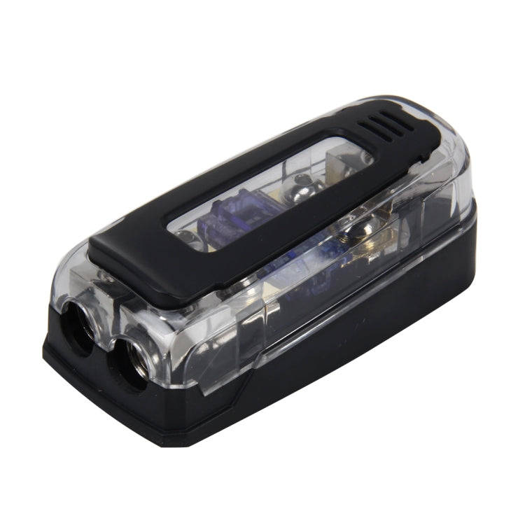 Car Stereo Car Audio Fuse Holder Insurance 60A Car Audio Fuse Holder 1 in 2 Ways Car Auto Fuse Ho...