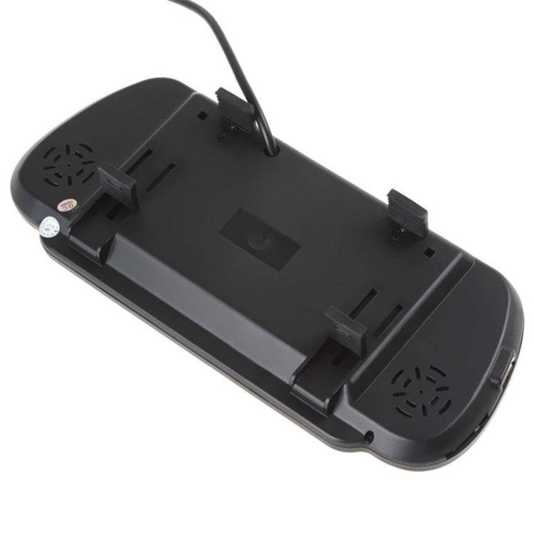 PZ-710 7.0 inch TFT LCD Car Rearview Mirror Monitor with Remote Control, Support Bluetooth / MP5 ...
