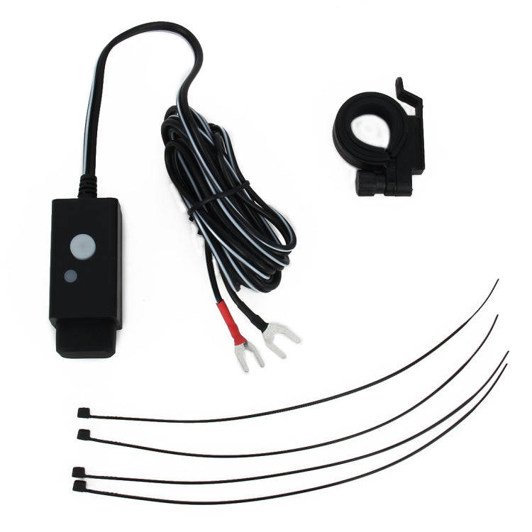 Waterproof Motorcycle USB Phone Charger Adapter with Power Switch 5V Dual Ports Smart Charging Po...