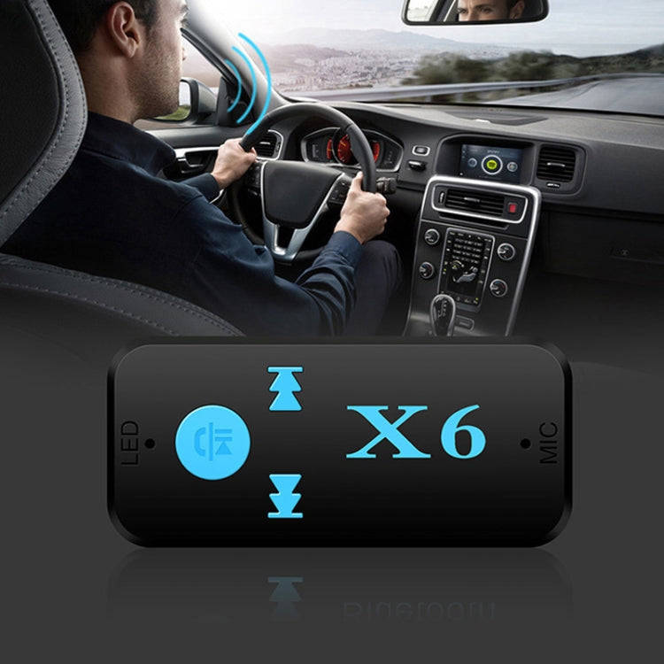 HQX6 Car Bluetooth V4.1 Audio Music Player Receiver Adapter, Support Wireless Hands-free & TF Car...