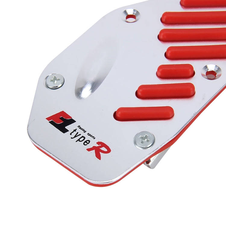 CS-321 3 in 1 Non-Slip Manual Car Truck Pedals Foot Brake Pad Cover Set (Red)