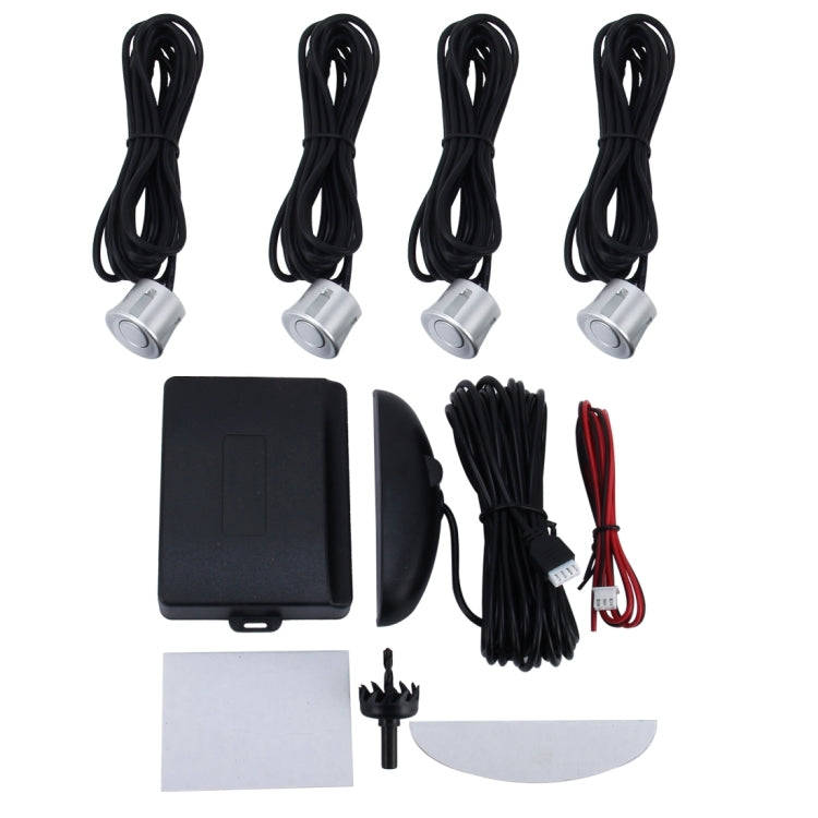 Car Buzzer Reverse Backup Radar System - Premium Quality 4 Parking Sensors Car Reverse Backup Rad...