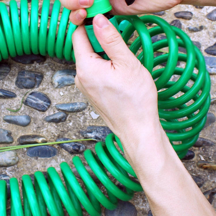 Garden Watering Series Spring Tube Hose Telescopic Spiral Pipe with Water Connector Adaptor and C...