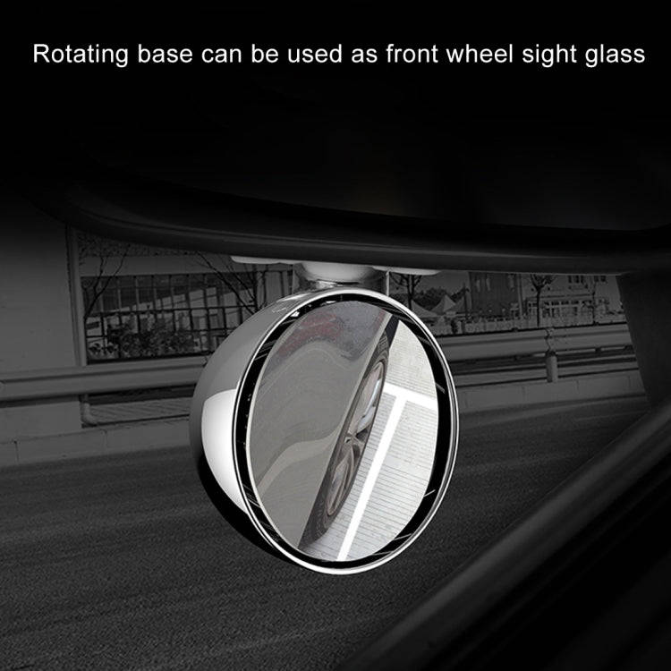 3R-044 Auxiliary Rear View Mirror Car Adjustable Blind Spot Mirror Wide Angle Auxiliary Rear View...