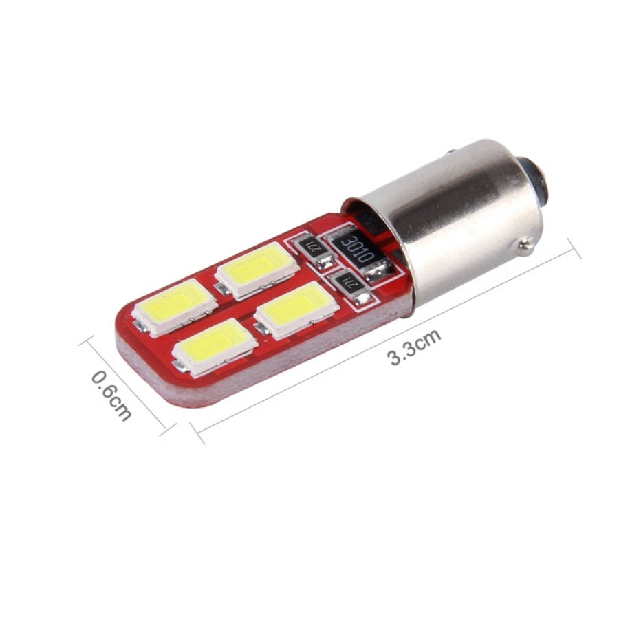 10 PCS BA9S 3W 200lm 6000K 8 SMD-5730 LEDs Car Clearance Light Lamp, DC 12V(White Light)