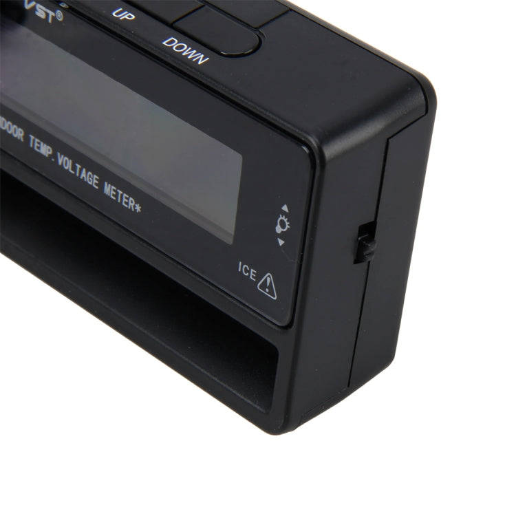 Digital Car Thermometer Voltage Meter Luminous Clock Tester Detector Multi-function Car Digital C...