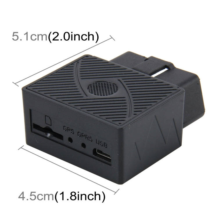 OBD GPS Vehicle Positioning Device(GPS+2G GSM+SMS / GPRS) Quad-band System Supports Electronic Fe...