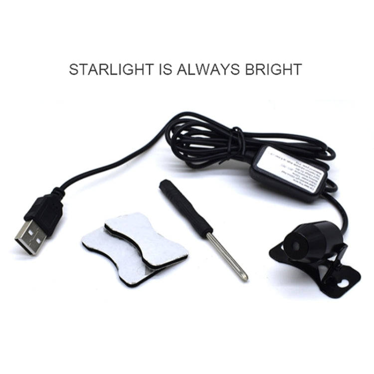 5V Roof Ceiling Decoration Car Red Light Star Night Lights Atmosphere Meteor Lamp Projector, Cons...
