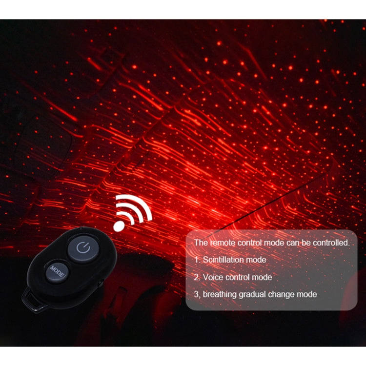 5V Roof Ceiling Decoration Red Light Star Night Lights Starry Sky Atmosphere Lamp Projector with ...