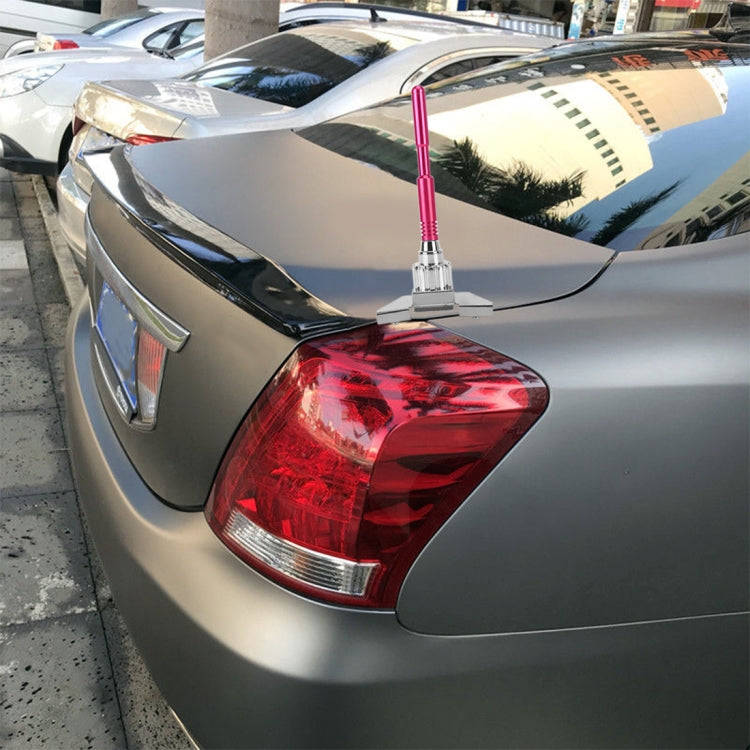 PS-409 Modified Car Antenna Aerial, Size: 24.0cm x 11.5cm(Red)