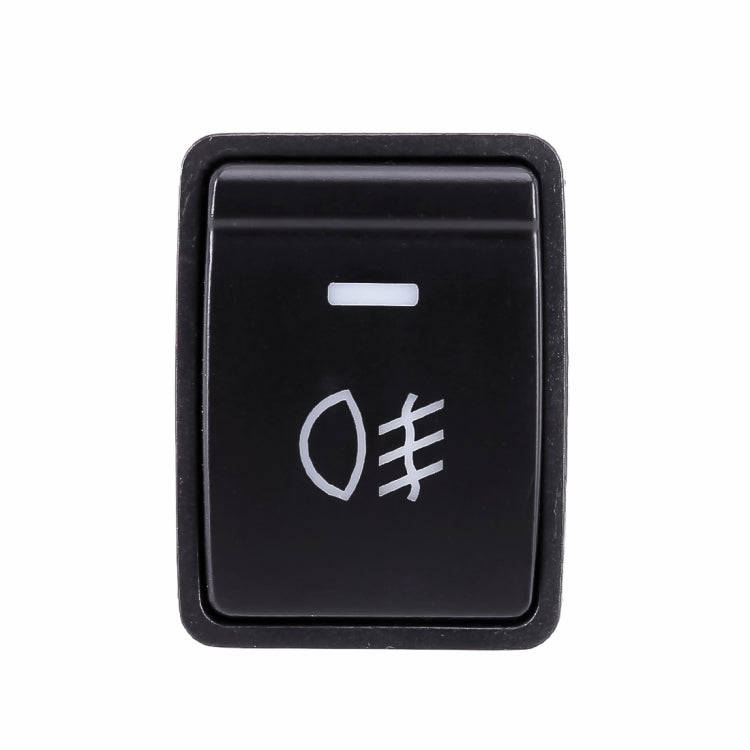 Car Fog Light 5 Pin On-Off Button Switch for Nissan Sylphy(Green Light)