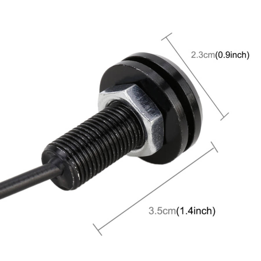 2 PCS 2W Car Auto Eagle Eyes Fog Light Turn Light with 12 SMD-4014 LED Lamps, DC 12V Cable Length...
