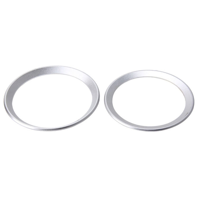 2 PCS/Set Zinc Alloy Steering Wheel Decoration Ring Sticker Logo Car Styling Modification Car Fro...
