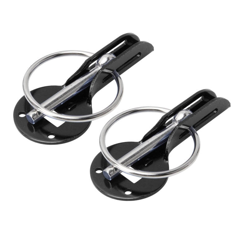 A Pair Universal Automobile Engine Cover Lock Carbon Fiber Hood Lock Car Modification Cover Lock ...