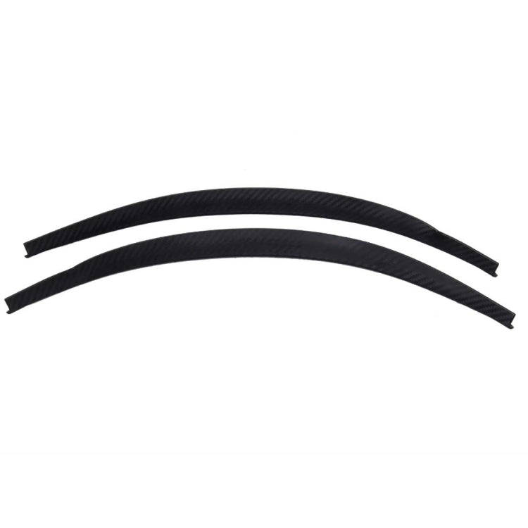 2 PCS 45cm Car Stickers Rubber Large Round Arc Strips Universal Fender Flares Wheel Eyebrow Decal...