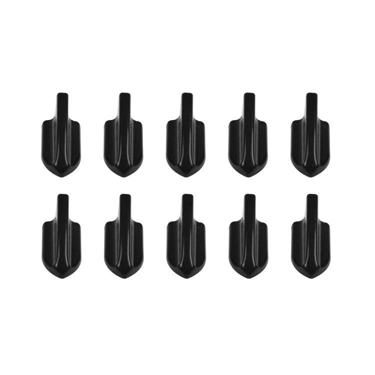 10 PCS Universal Car Black Shark Fin Diffuser Vortex Generator Roof Spoiler