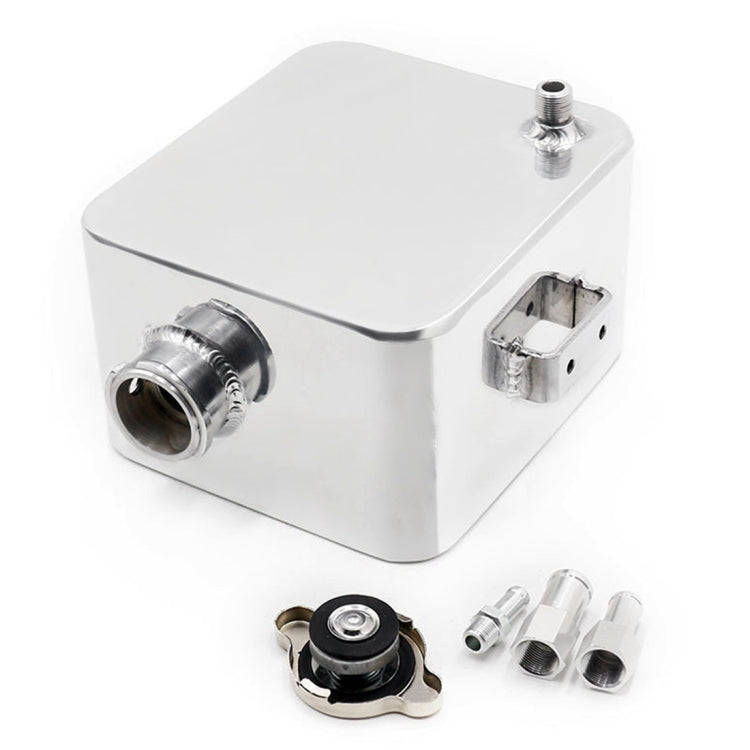 Car Modified Aluminum Alloy Vice Water Tank(Silver)