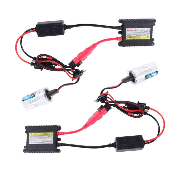 2PCS 35W H3 2800 LM Slim HID Xenon Light with 2 Alloy HID Ballast, High Intensity Discharge Lamp,...