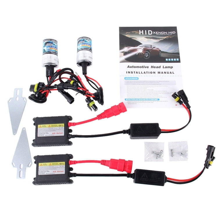 2PCS 35W H3 2800 LM Slim HID Xenon Light with 2 Alloy HID Ballast, High Intensity Discharge Lamp,...