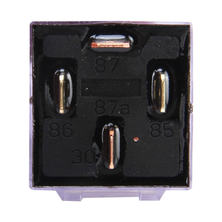 10 PCS JD-1912 80 AMP 12V Waterproof Car Auto Four Plugs Relay with Warning Light