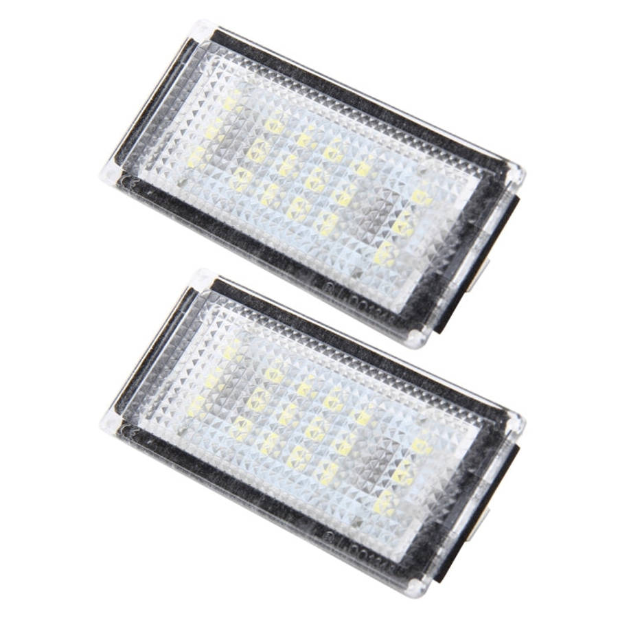 2 PCS License Plate Light with 18  SMD-3528 Lamps for BMW E46 2D M3,2004-2006,2W 120LM,6000K, DC1...
