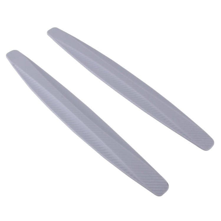 2 PCS Universal Car Body Carbon Fiber Bumper Guard Protector Sticker/Car Crash Bar Bumper Strips ...
