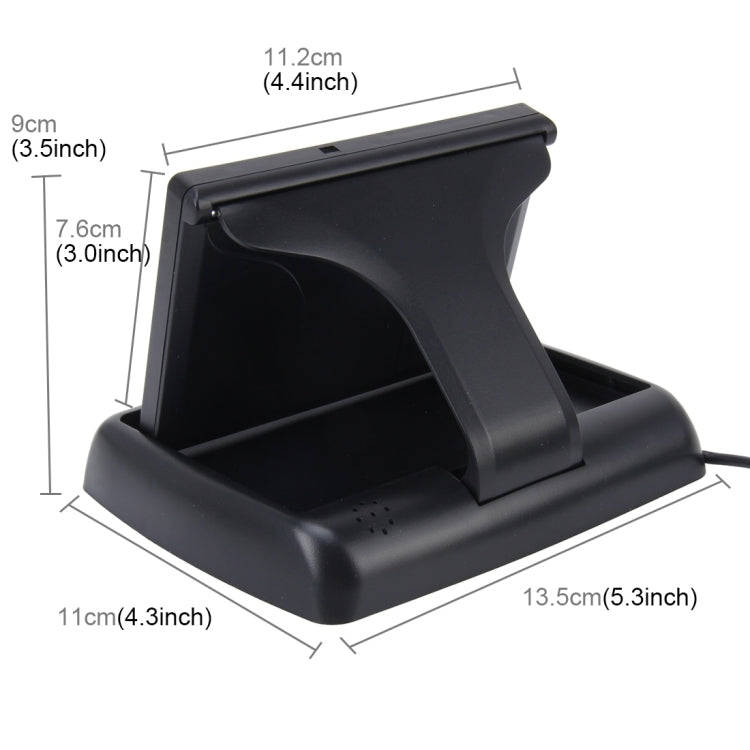Foldable 4.3 inch Digital TFT LCD Car High Definition Monitor, Support Reverse Automatic Screen F...