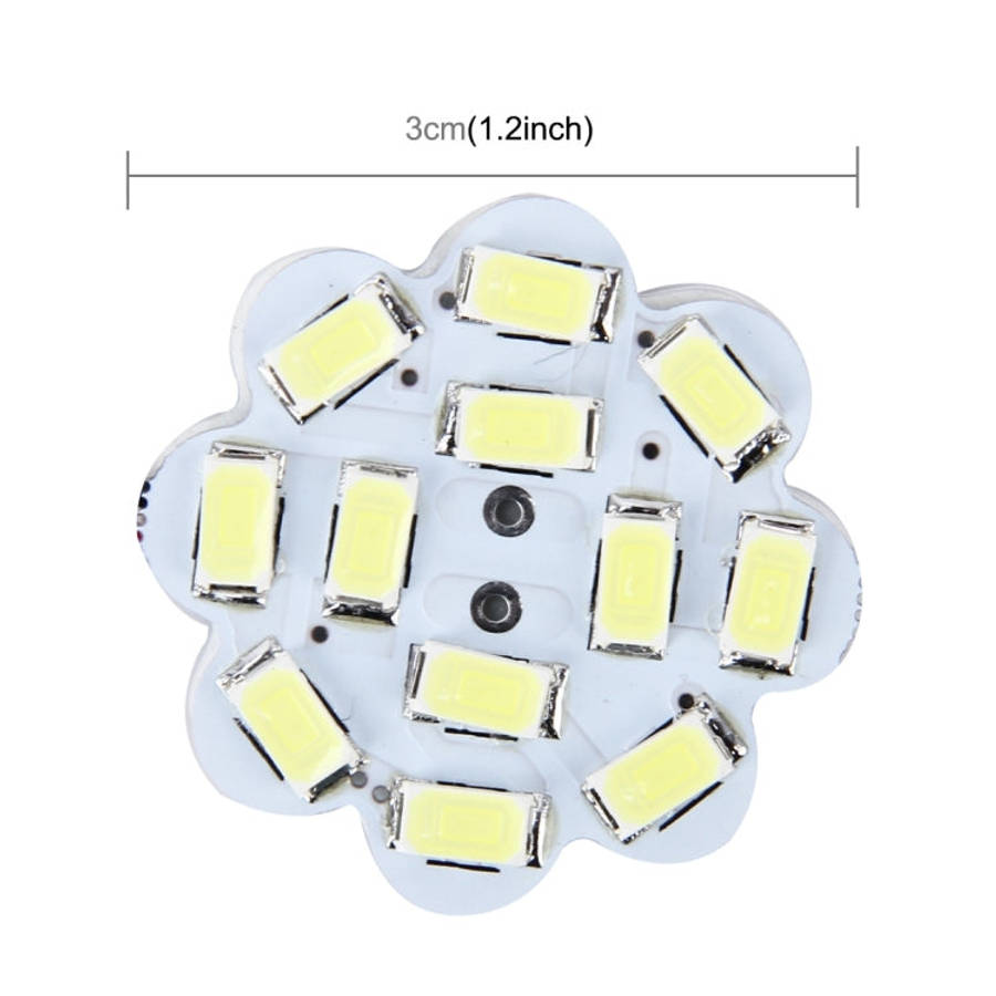 2 PCS 3W 200 LM 6000K Flower Shape Car Auto Interior Doom Reading Light with 12 SMD-5630 LED Lamp...