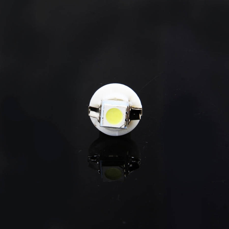 10 PCS 0.5W B8.5 Wedge Instrument Panel LED Light Dashboard Gauge Cluster Indicator Lamp Bulb (Wh...
