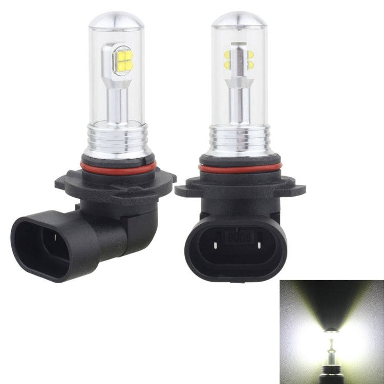 2 PCS  9005 40W 800 LM 6000K 8 LEDs Car Fog Lights, DC 12V(White Light)