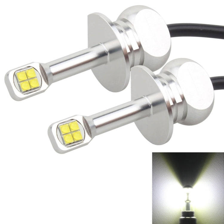 2 PCS  H1 40W 800 LM 6000K 8 LEDs Car Fog Lights, DC 12V(White Light)