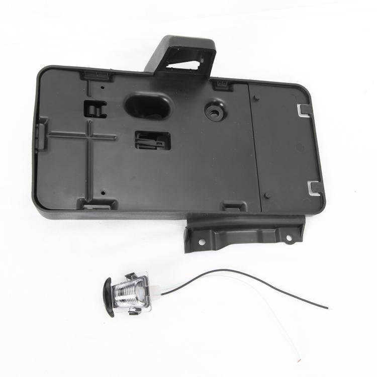 Car Tail Rear License Plate Frame Number Holder Mounting Bracket with Light for Jeep Wrangler JK ...