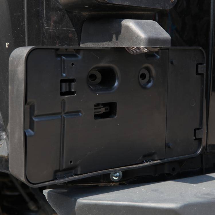 Car Tail Rear License Plate Frame Number Holder Mounting Bracket with Light for Jeep Wrangler JK ...