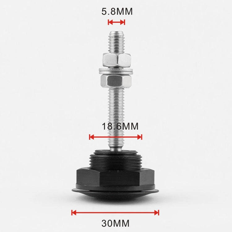Car Mini Stainless Steel Quick-pins Push Button Billet Hood Pins Lock Clip Kit (Silver)