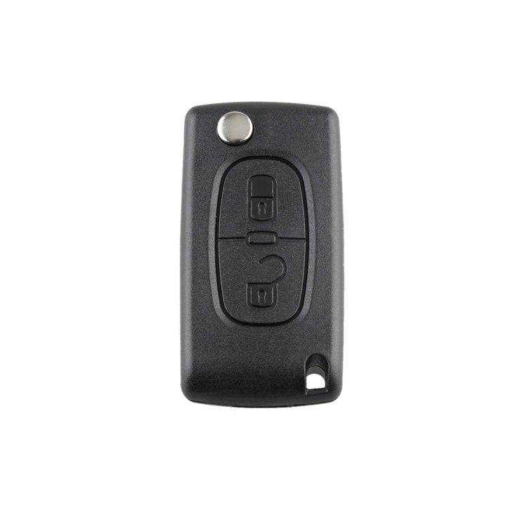 For PEUGEOT 2 Buttons Intelligent Remote Control Car Key with Integrated Chip & Battery & Holder,...
