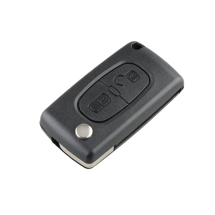For PEUGEOT 2 Buttons Intelligent Remote Control Car Key with Integrated Chip & Battery & Holder,...