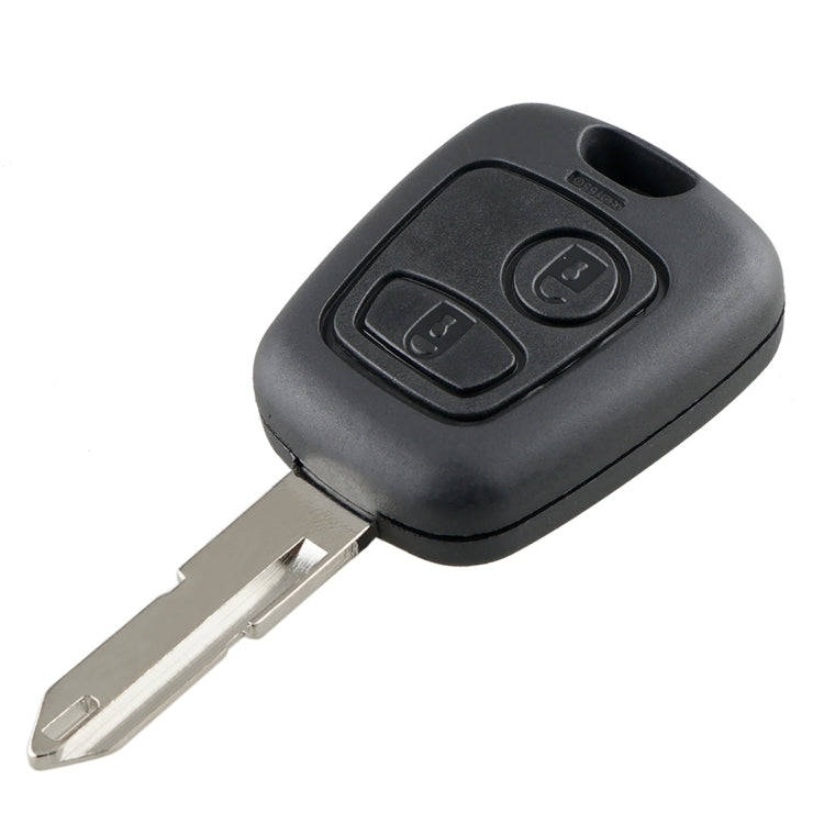 For PEUGEOT 206 2 Buttons Intelligent Remote Control Car Key with Integrated Chip & Battery, Freq...