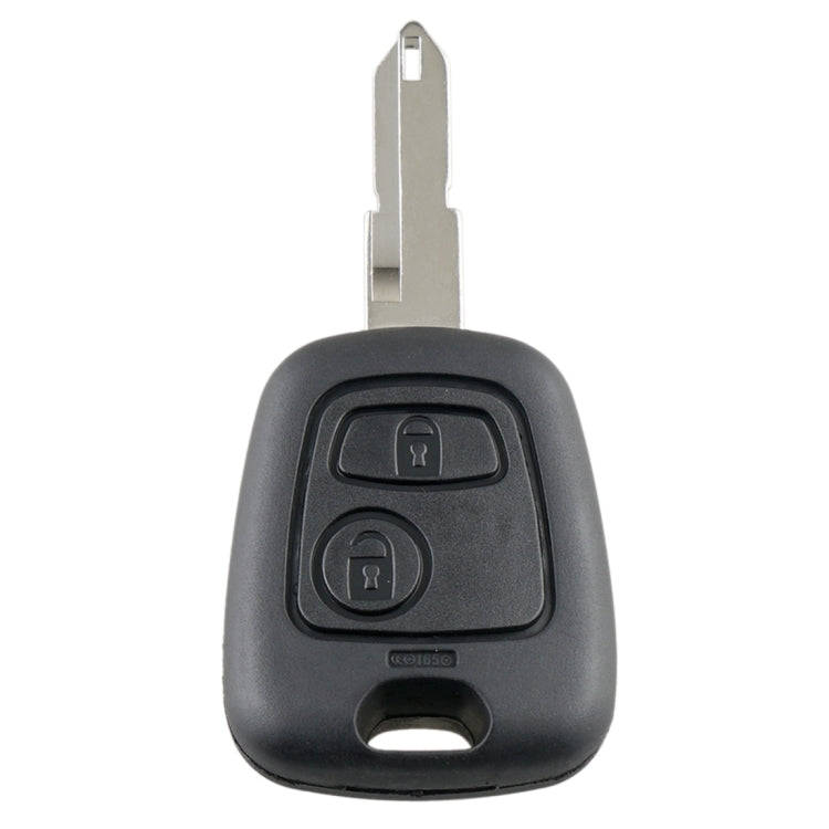 For PEUGEOT 206 2 Buttons Intelligent Remote Control Car Key with Integrated Chip & Battery, Freq...